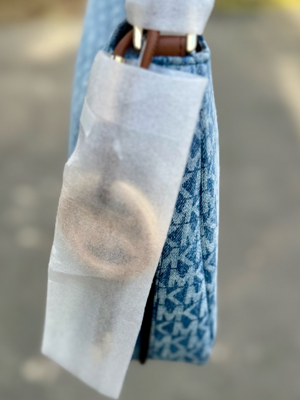 Michael Kors Blue Denim Nolita - Picture 10 of 15